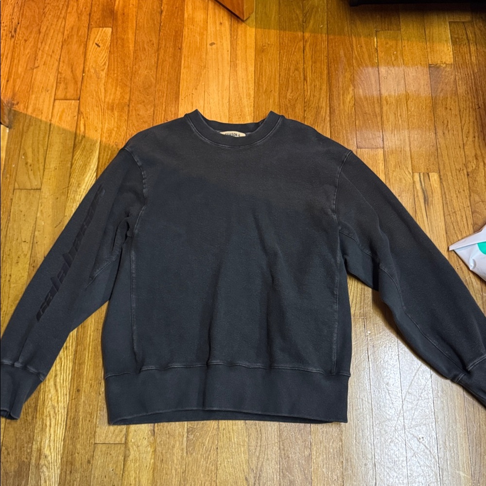 Calabasas Yeezy season 4 Black Crewneck Sweatshirt